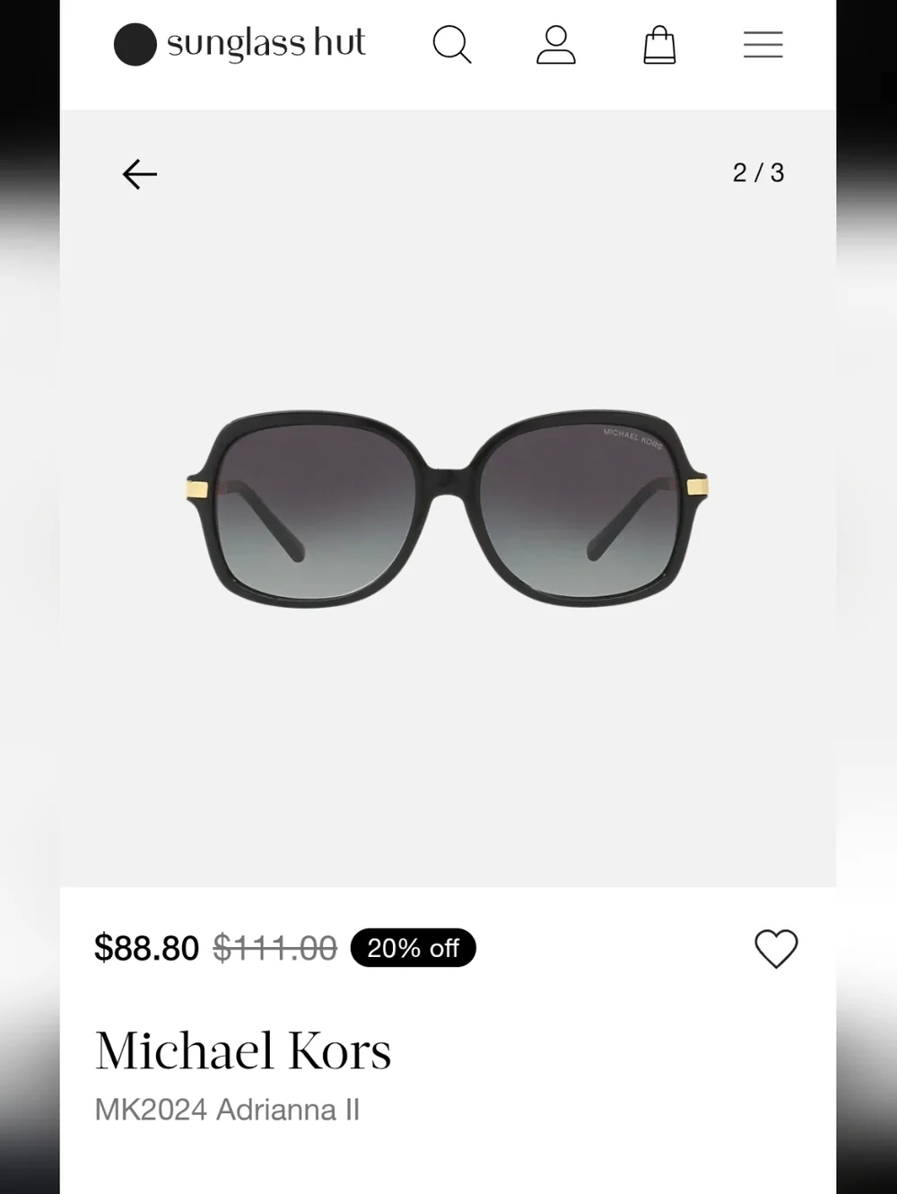 EUC Michael Kors Adrianna Sunglasses - Picture 3 of 8